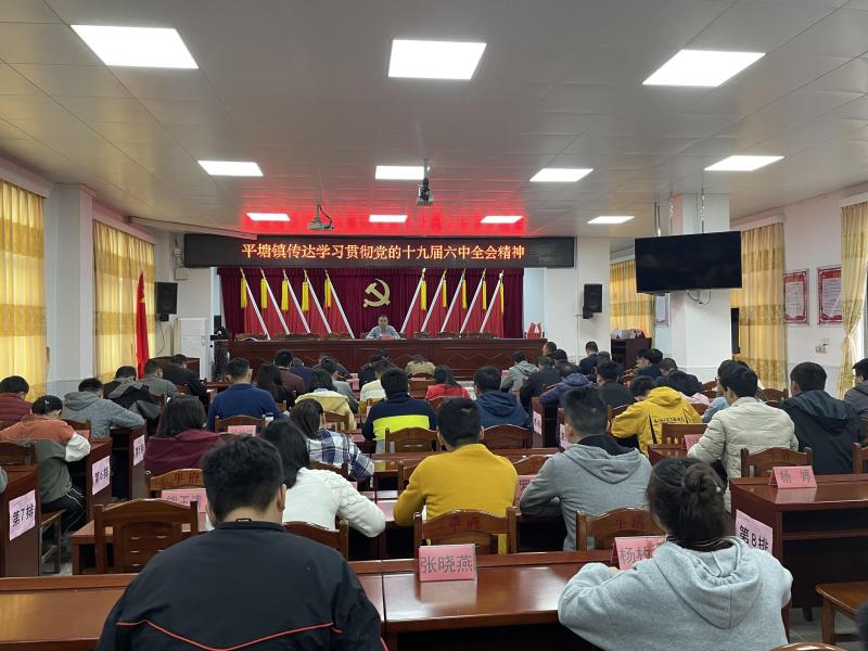 平塘镇：学习贯彻党的十九届六中全会精神