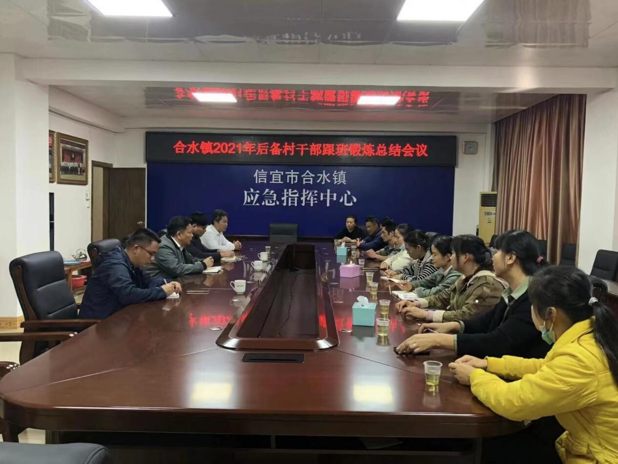 合水镇：后备村干部跟班学习 激发基层工作活力
