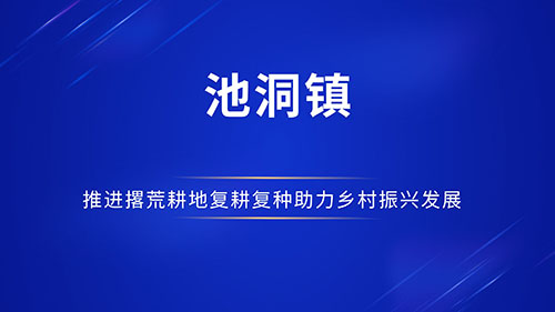 池洞镇：推进撂荒耕地复耕复种助力乡村振兴发展